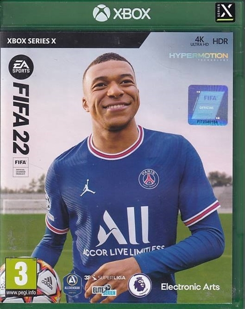 Fifa 22 - XBOX Series X (A Grade) (Genbrug)